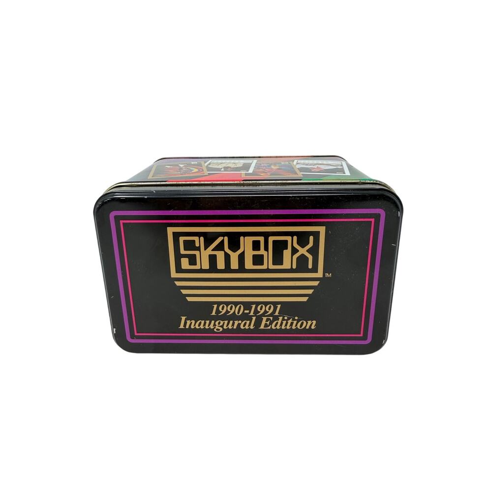 1990-1991 Skybox Inaugral Edition Set in Tin Case